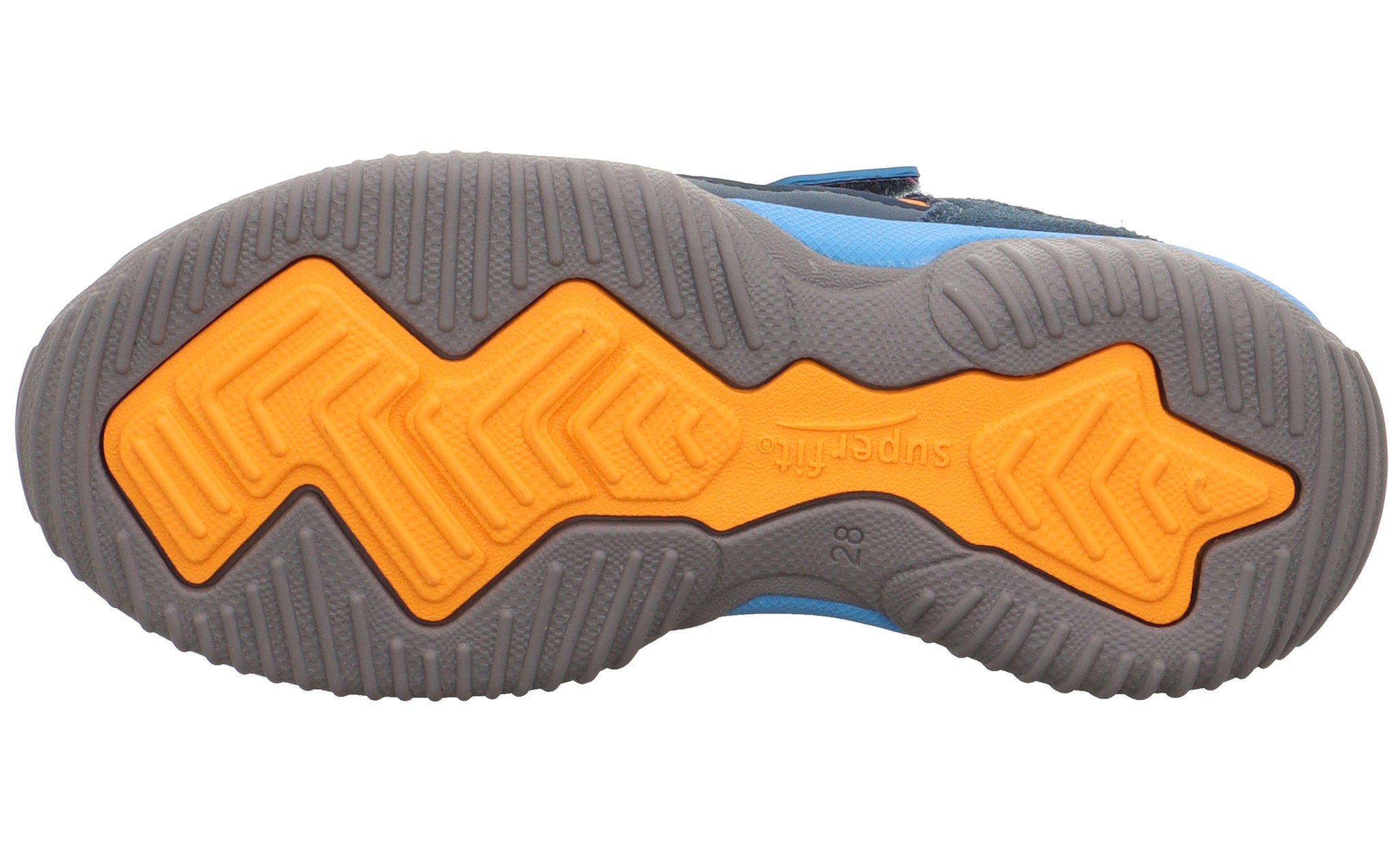 Superfit STORM - Sneakers basse - blau/orange/blu Superfit STORM - Sneakers basse - blau/orange/blu